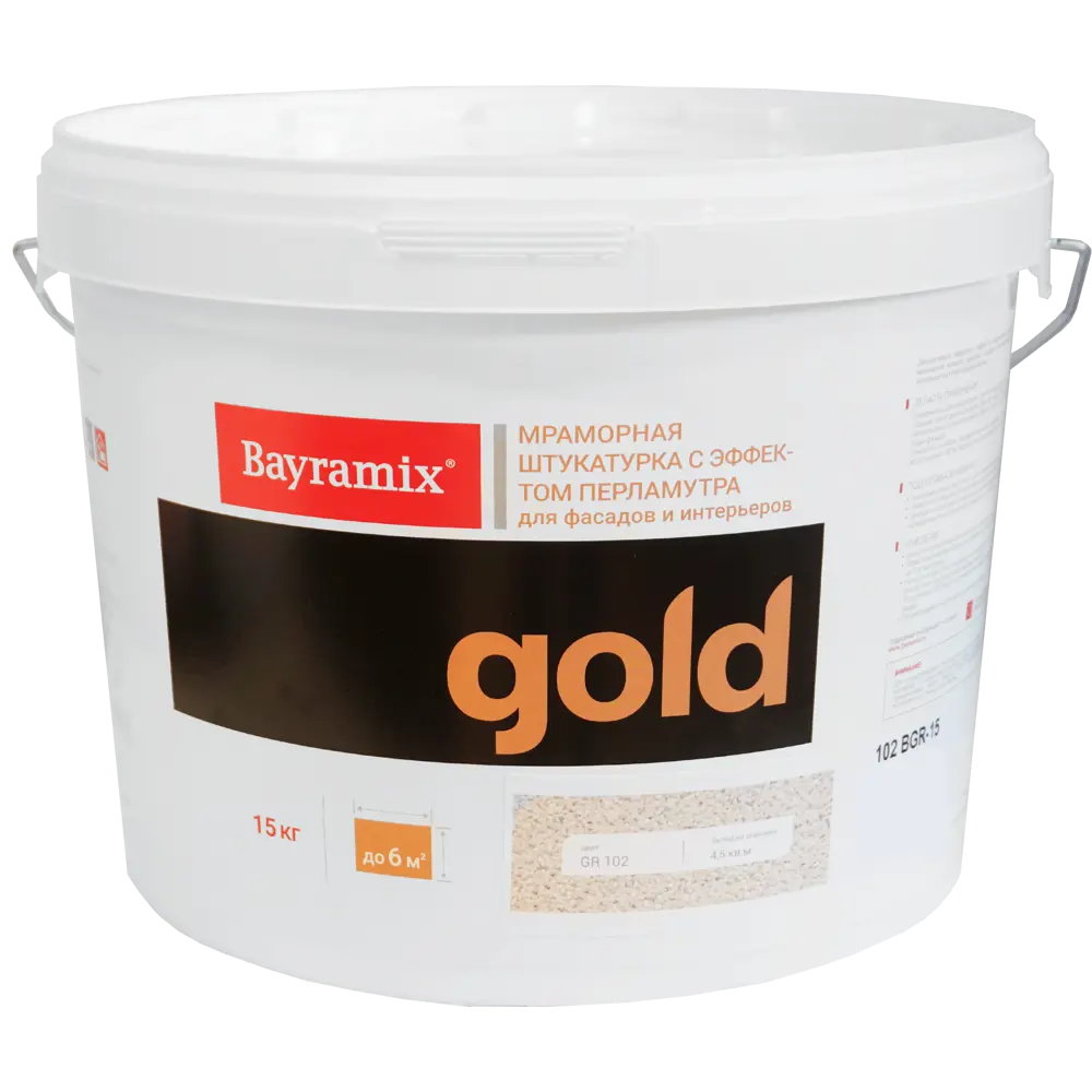 Декоративная штукатурка BAYRAMIX Mineral Gold с перламутровым эффектом 82879064 STLM-0853804 - Вид №1