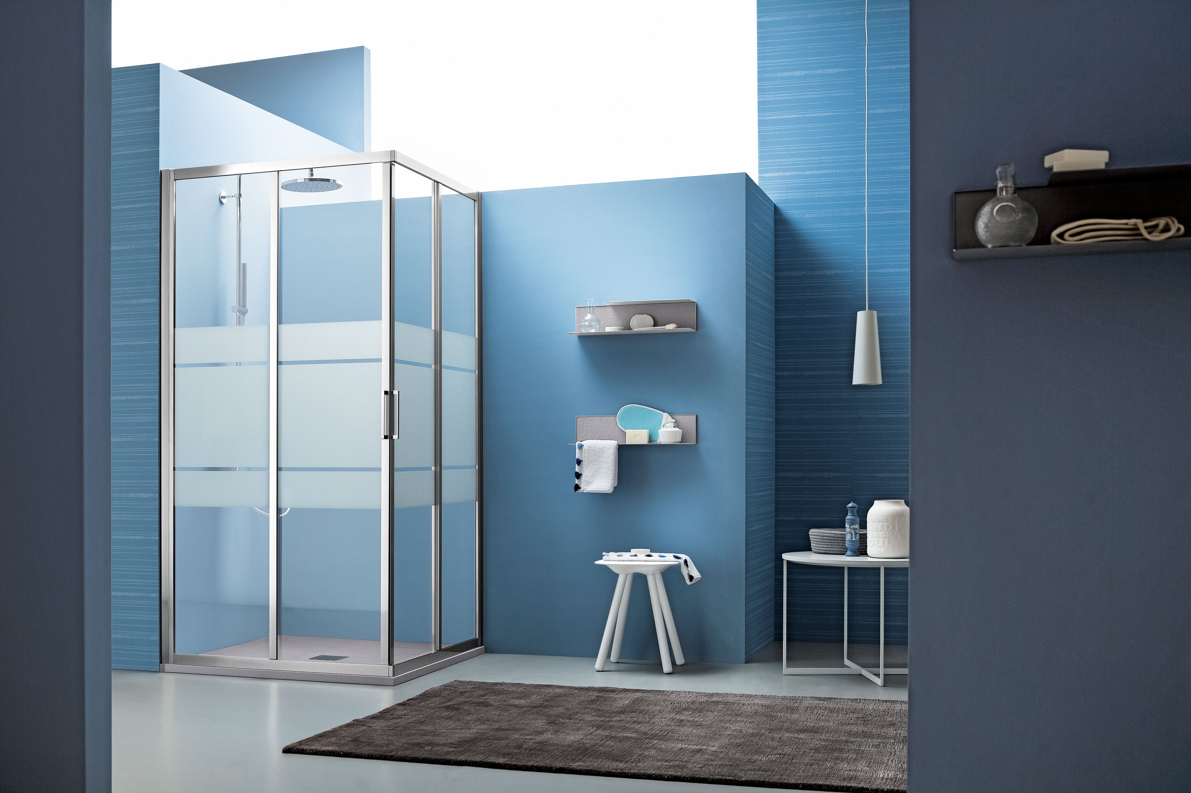Угловая душевая кабина с распашной дверью ARBLU Меркурий ARCH-00134422 - Вид №3
