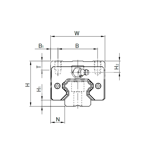 IS544 Каретка HGH45CAZAH ISKRA  - Вид №1