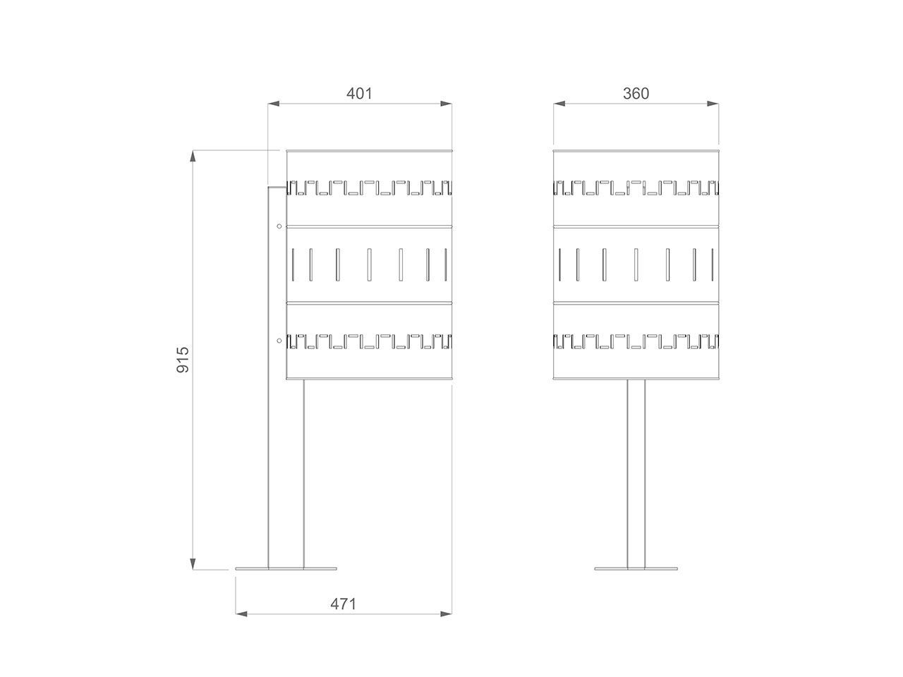 Корзина для мусора Lazzari CRETA ARCH-00107715 - Вид №5