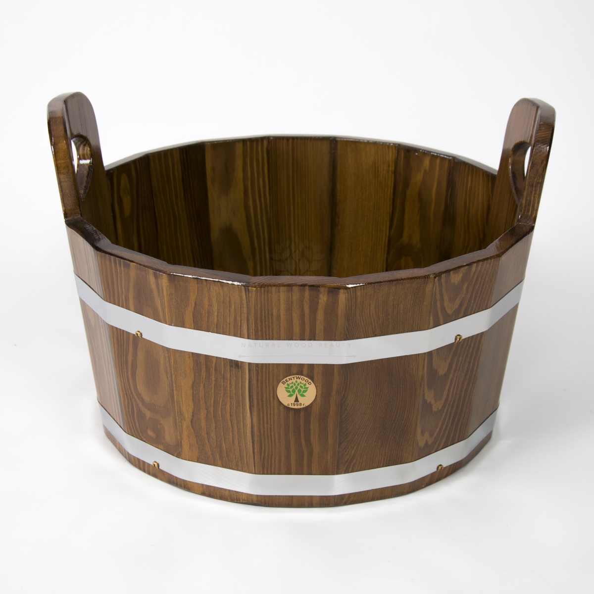 167 Шайка для бани (лиственница морёная) Alyarus  - Вид №2