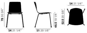 arper Стул с мягкой подкладкой Aava sun-id-1470164 - Вид №1