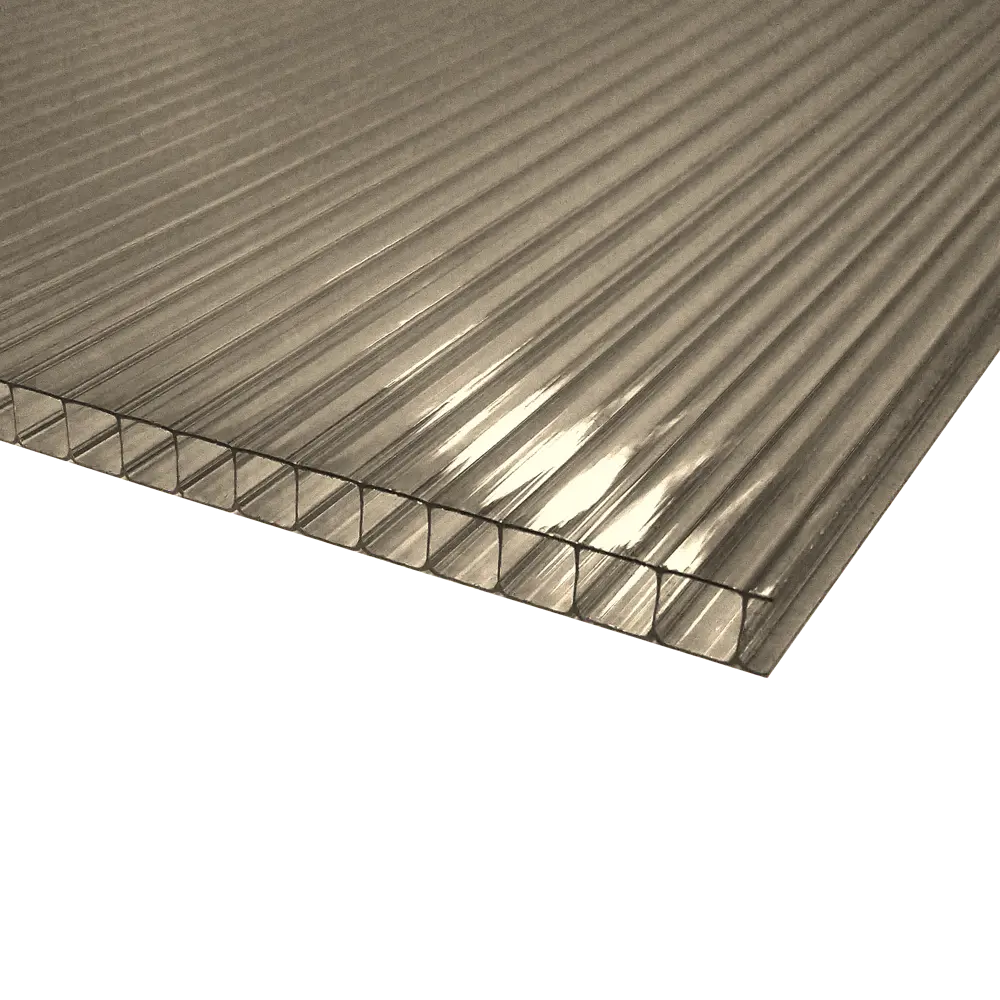 Поликарбонат сотовый 6 мм 2.1x3 м бронза 82432446 STLM-2174504 Santreyd 