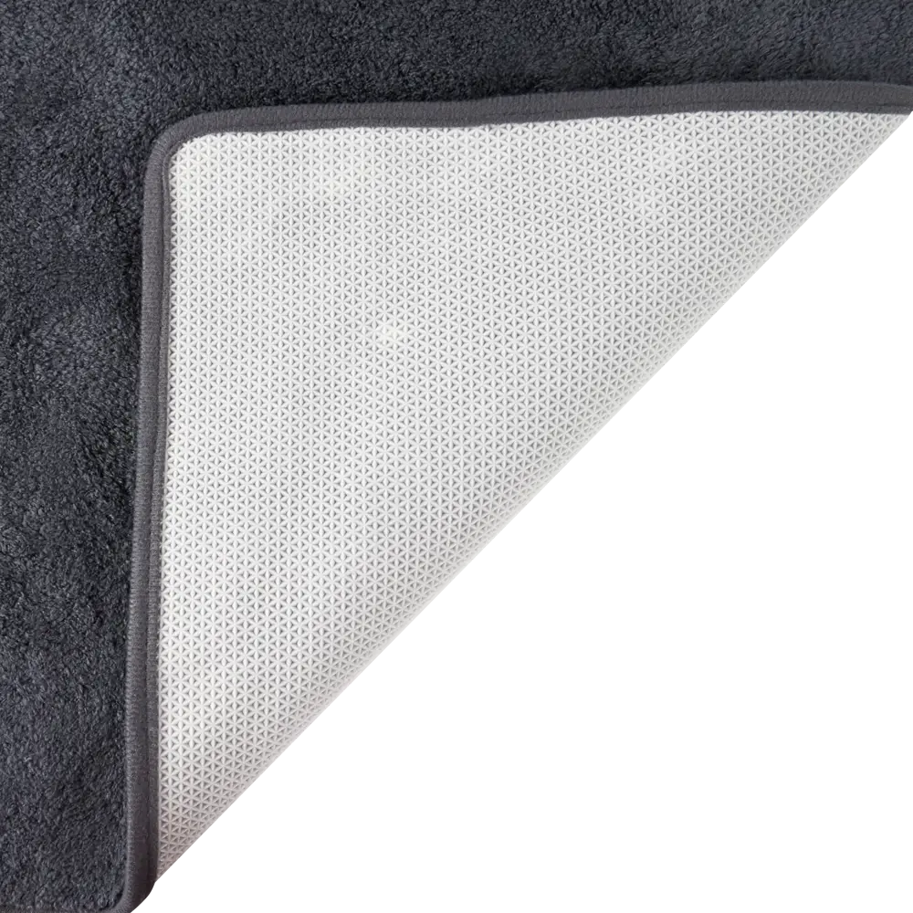 Набор ковриков для ванной комнаты Jersey 45x70/45x45 см цвет антрацит АКВАДЕКОР PRM-1119 STLM-2062075 - Вид №2