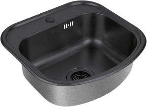 Мойка кухонная ZorG Inox SZR 4749 GRAFIT из нержавеющей стали, графит