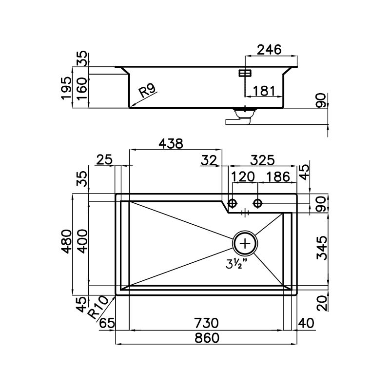 1401000 Мойка GK 1401000 Fosterspa  - Вид №1