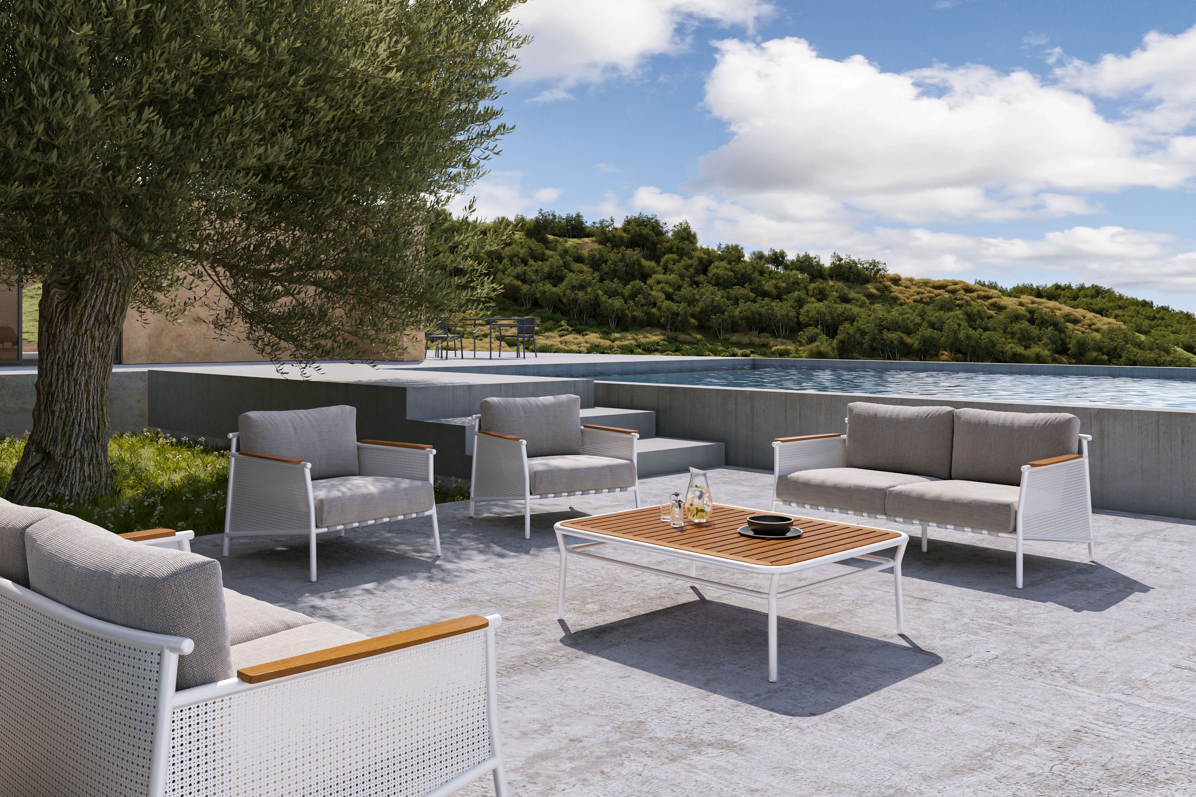 Алюминиевый садовый стул VINEKO Nine Degrees ARCH-00076291 - Вид №1