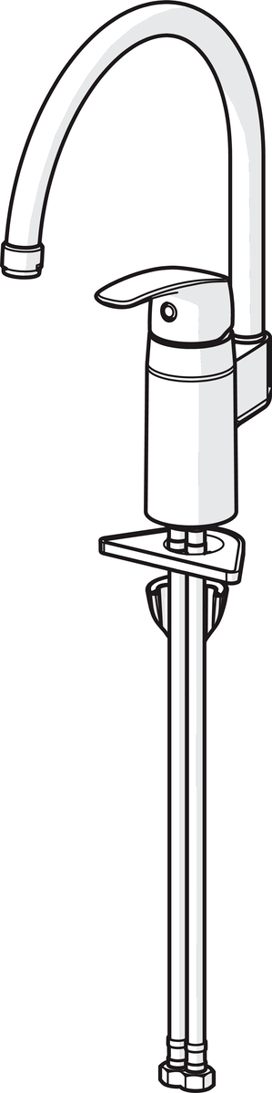Oras 1038F Смеситель для кухни 1038F Safira Хром  - Вид №2