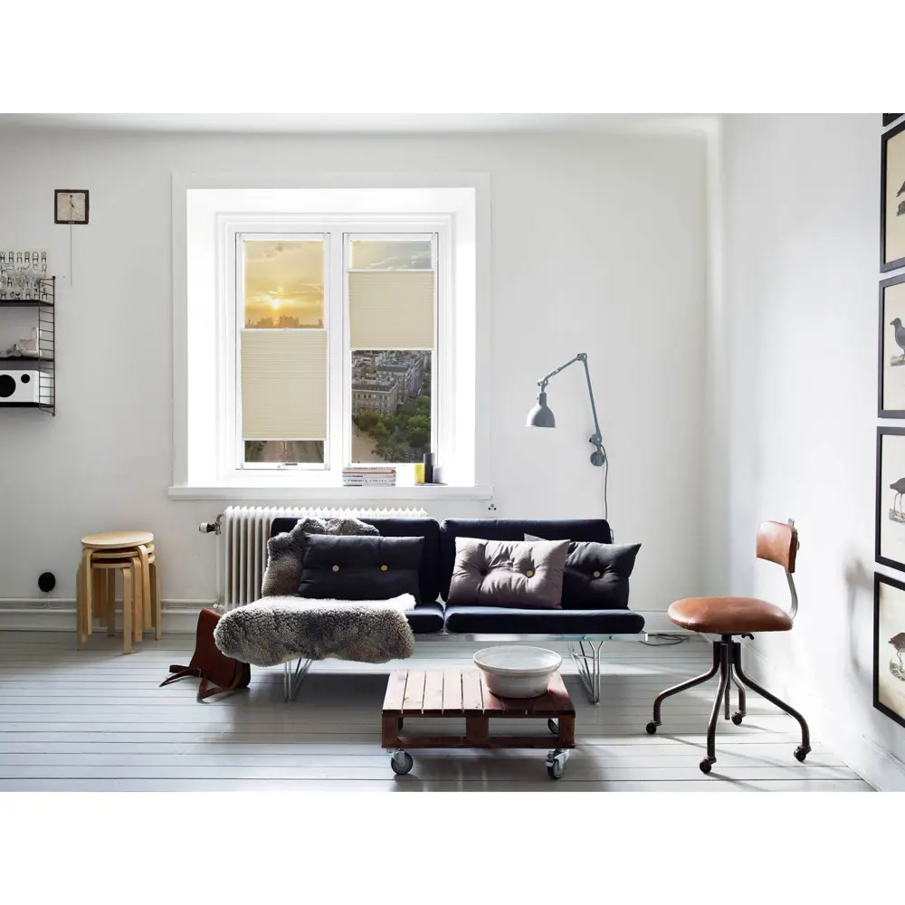 Плиссе с ручкой Плайн-Л 65х160 см текстиль цвет бежевый Santreyd STLM-2070500 - Вид №7