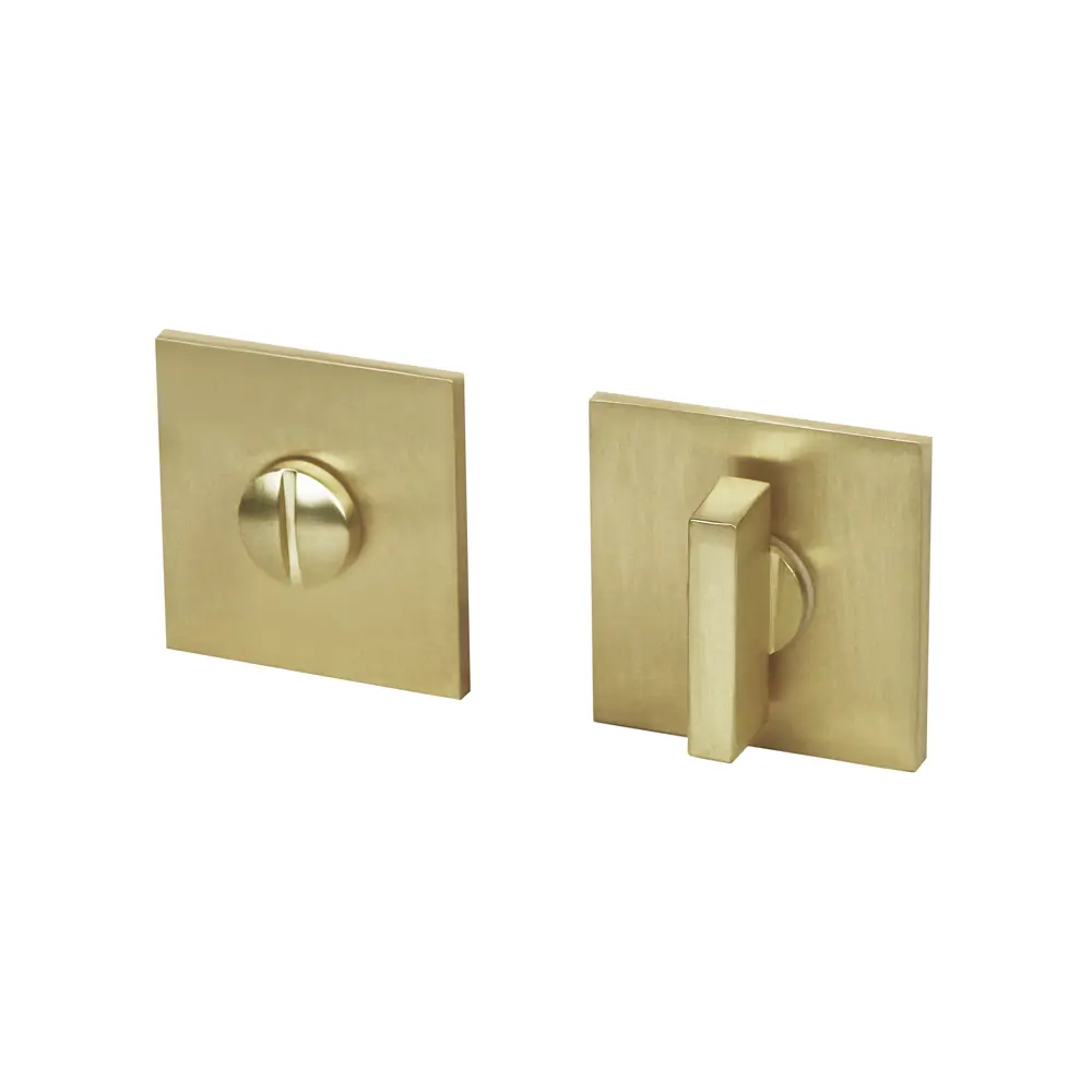 Фиксатор под ручку KREAFORTA квадрат ЦАМ цвет золото STLM-2015393 - Вид №3