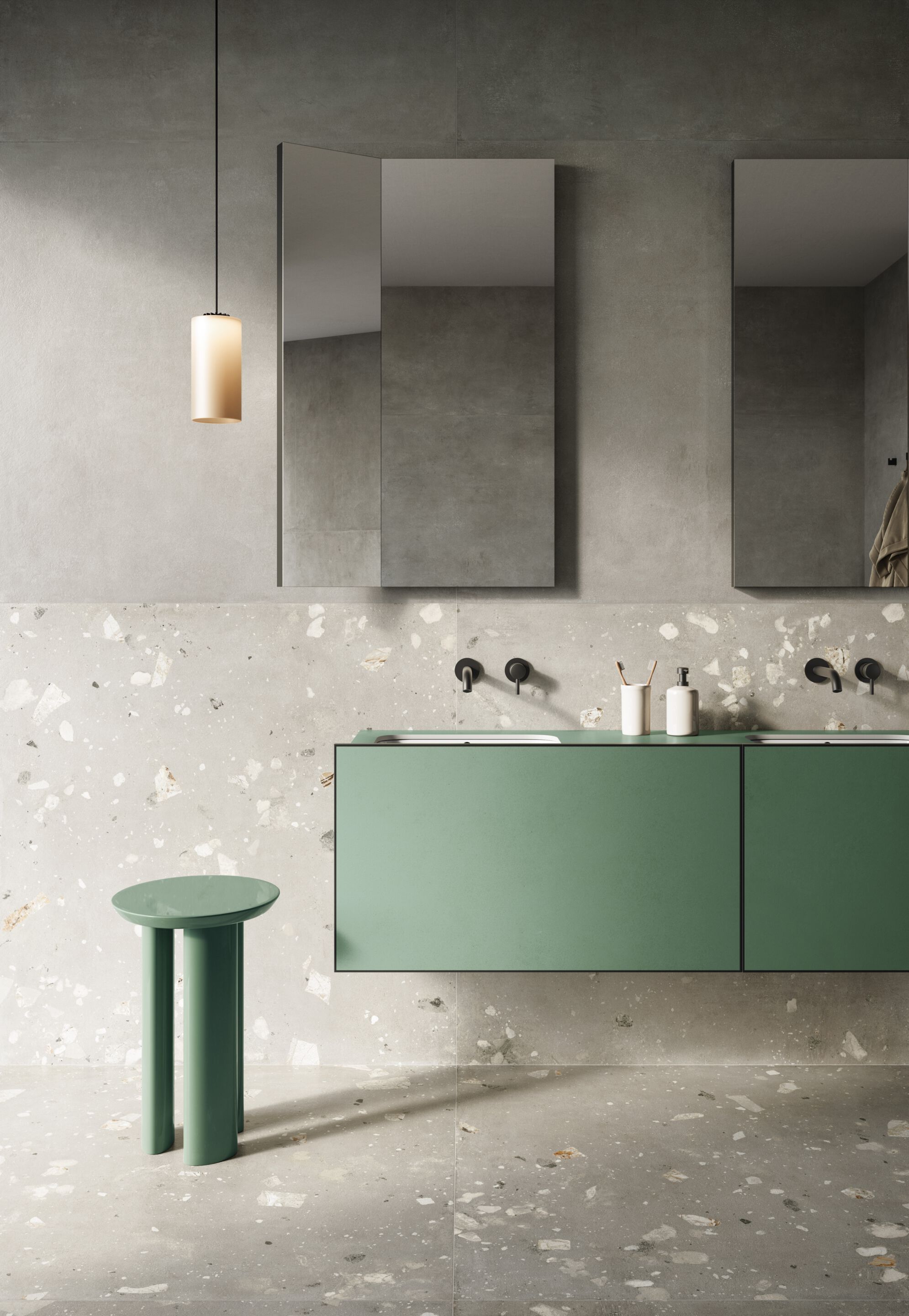 Пол / керамогранит с эффектом цемента Italgraniti цементы ARCH-00083998 - Вид №5