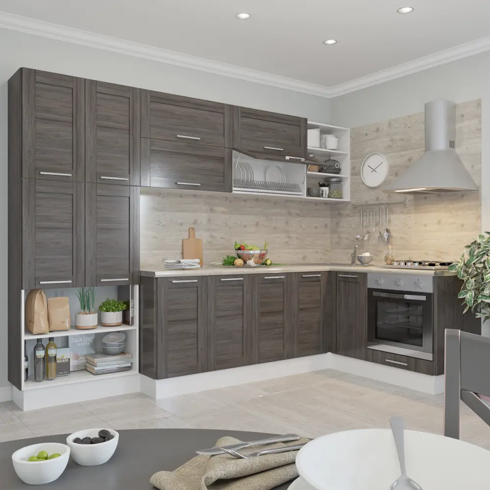 Фальшпанель для напольного шкафа «Фрейм темный» 58х70 см DELINIA STLM-2051638 - Вид №3