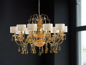 Masiero Железная люстра с кристаллами Antika