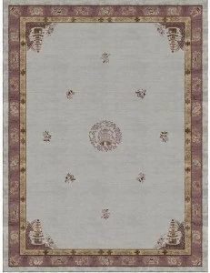 Tapis Rouge Прямоугольный коврик ручной работы Chinoiserie Tr1380