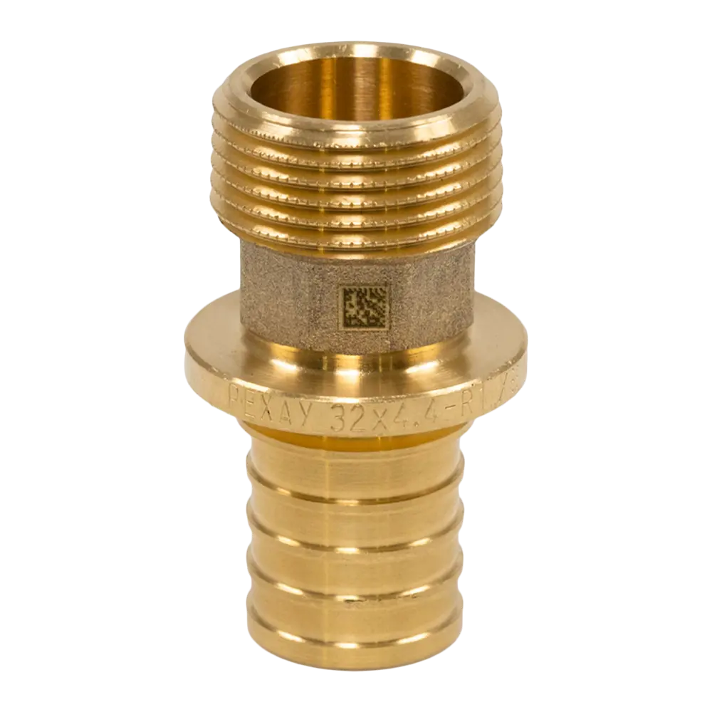Переходник РЕХАУ для труб 1"х32 мм - латунное соединение систем водоснабжения 89376587 STLM-1545720