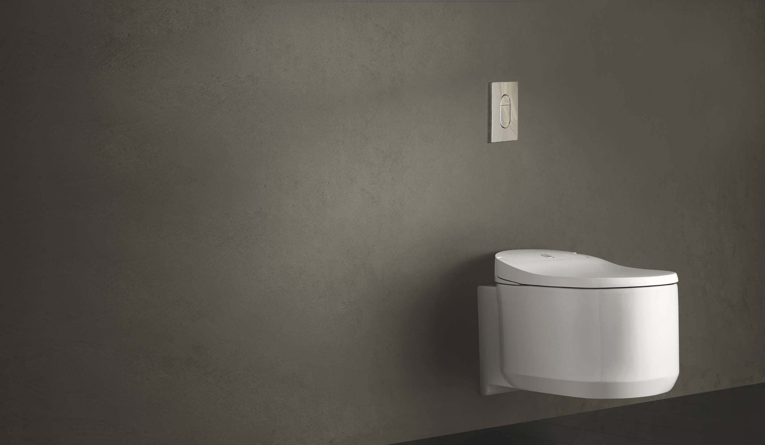 Панель смыва для унитаза GROHE Arena Cosmopolitan, размер S, хром (37624000) - Вид №1