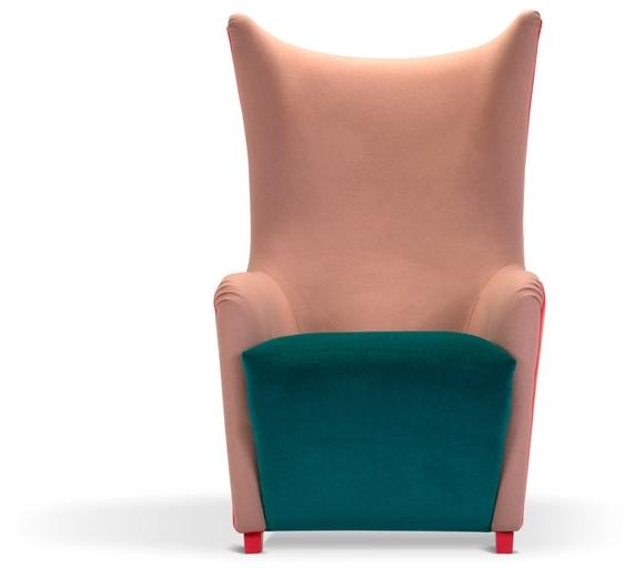 Adrenalina Кресло из ткани с высокой спинкой Gea sun-id-1345977 - Вид №3