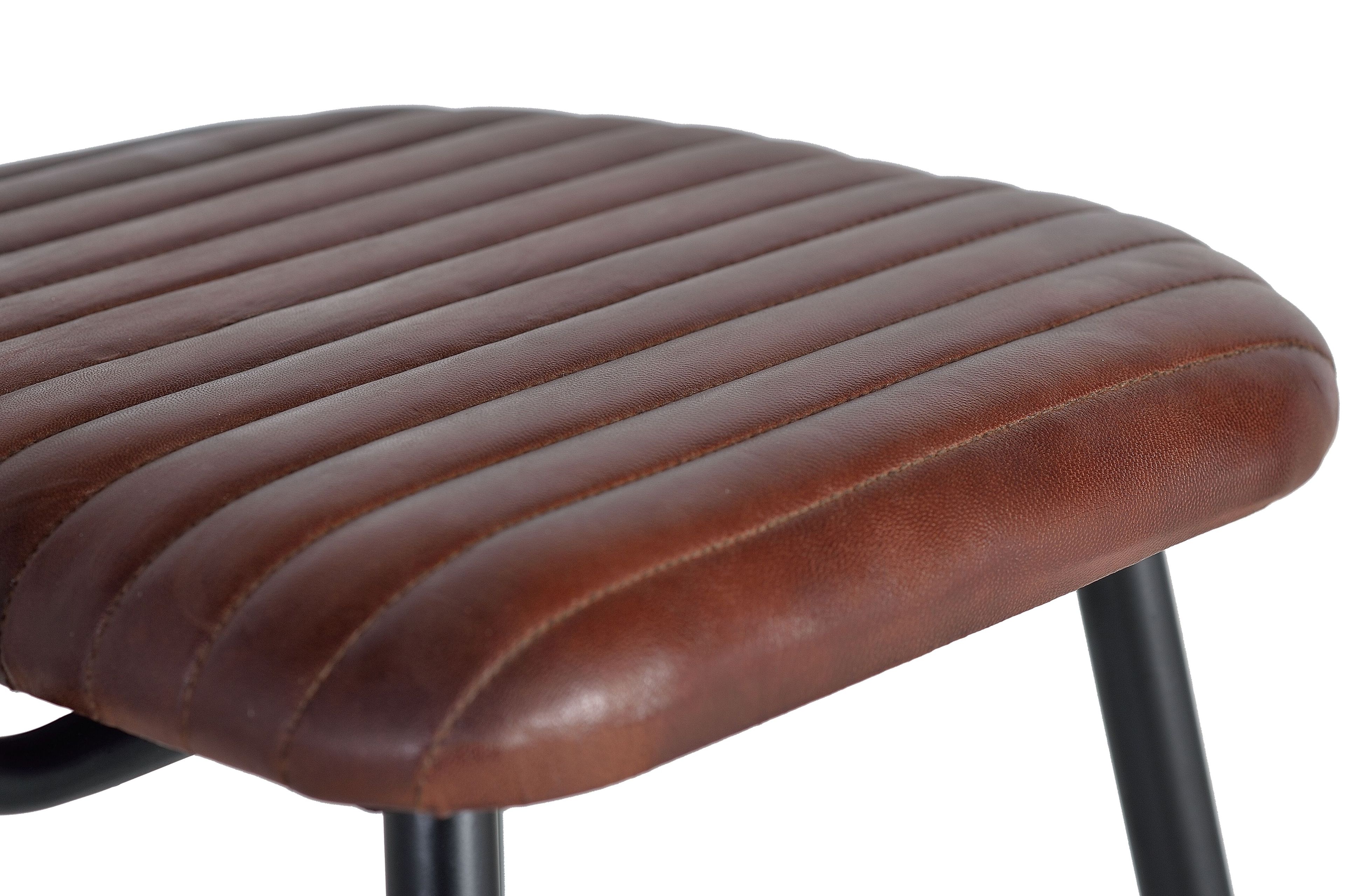 Высокий кожаный стул со спинкой Giner y Colomer 1213 ARCH-00012514 - Вид №2