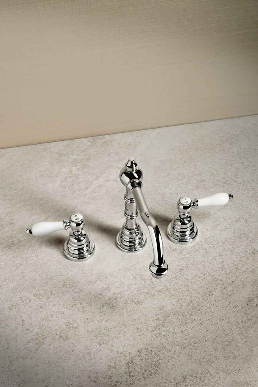 Fir Italia Смеситель для раковины на 3 отверстия Melrose 21 2112215 - Вид №2