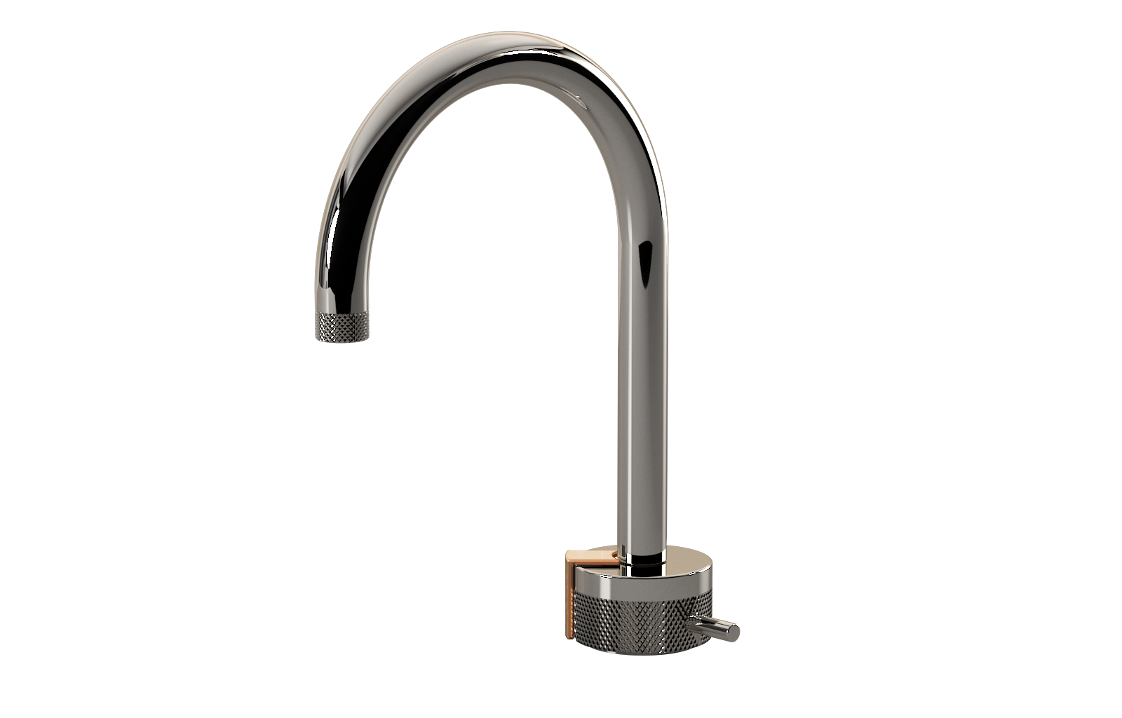 E-11502-R1PN-L2BRG-PN Однорычажный прогрессивный смеситель для раковины - излив 16см GRAFF MOD+