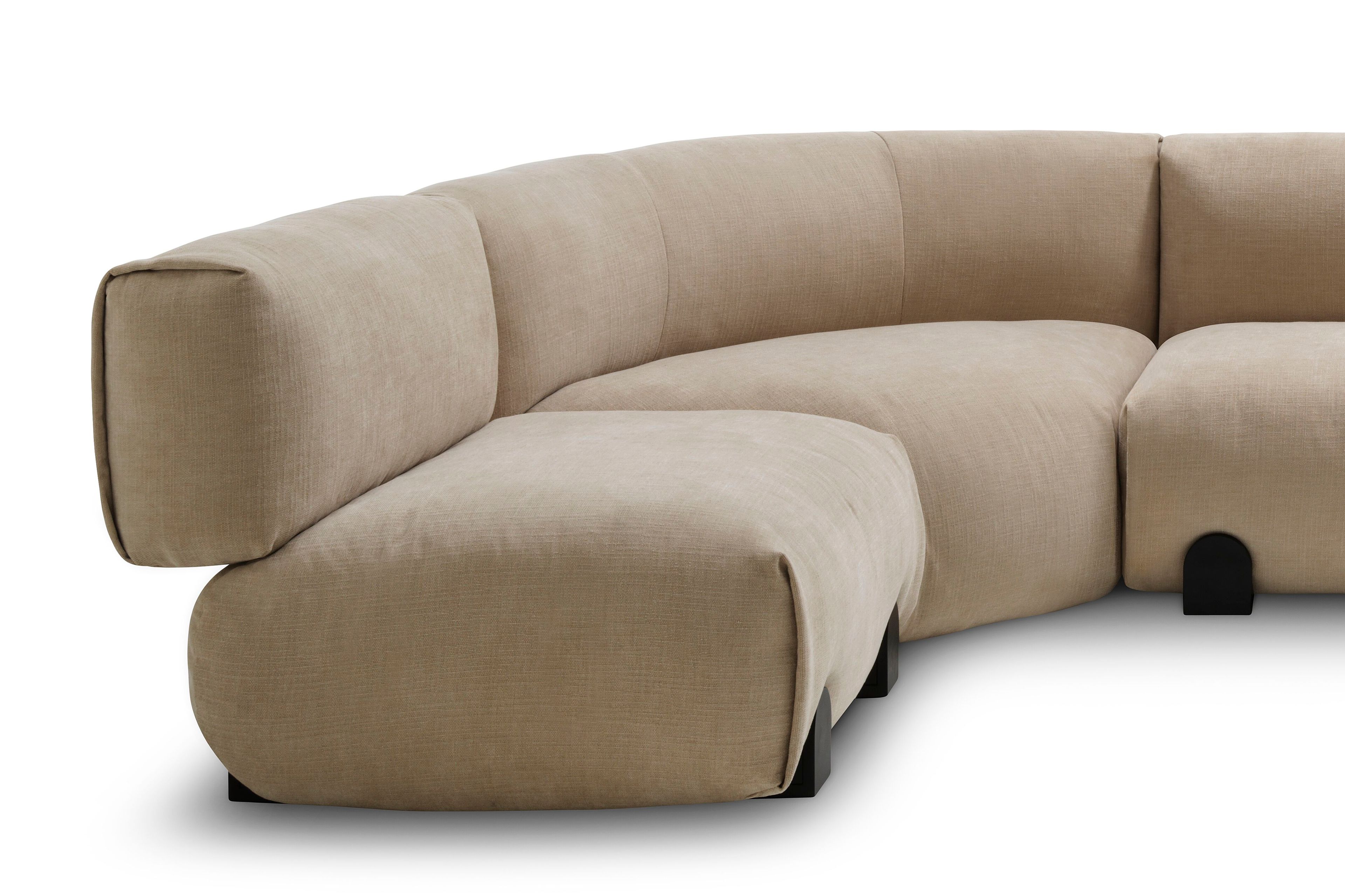 Секционный диван из ткани Saba Italia SIMPOSIO ARCH-00135254 - Вид №5