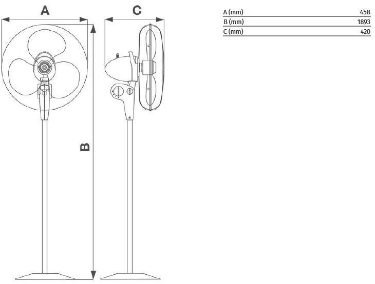 Vortice Напольный вентилятор Gordon 60621 - Вид №2