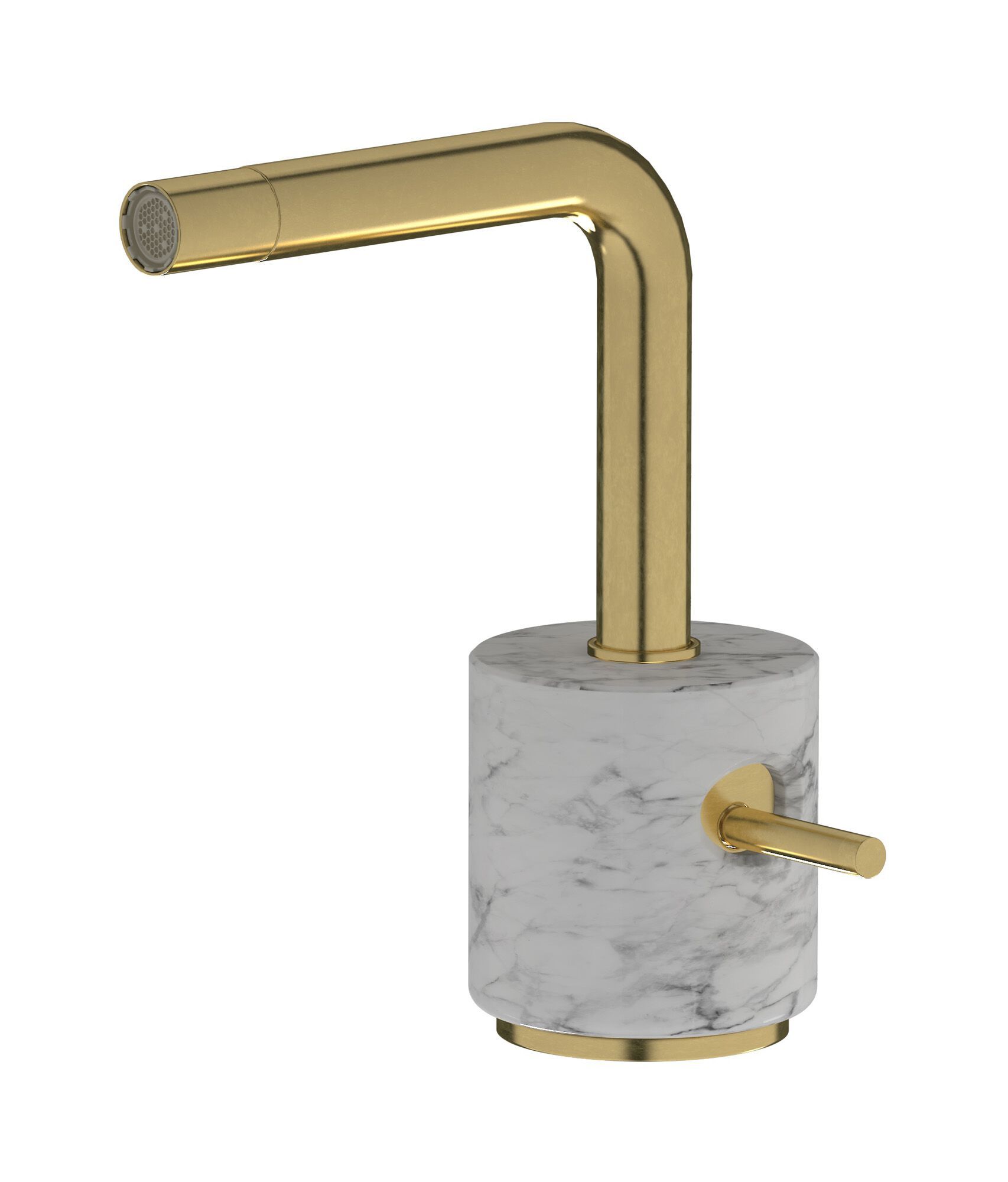 Смеситель для биде с одной ручкой из мрамора IB мрамор + мрамор Elle ARCH-00140636 - Вид №9