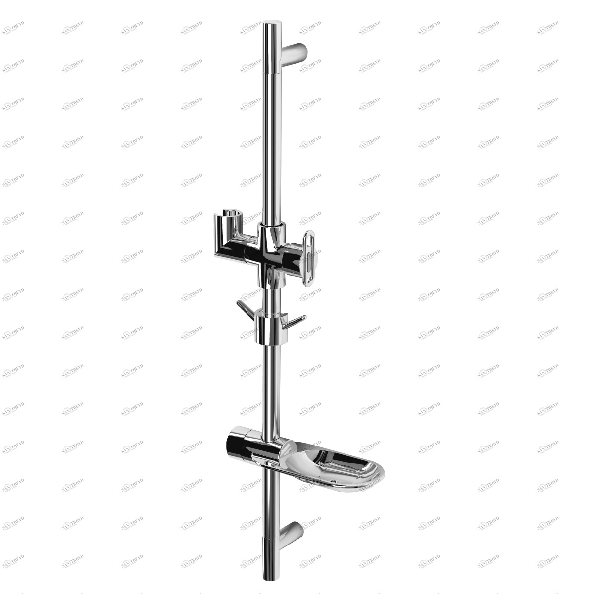 LM8062C Душевая стойка с овальной мыльницей LEMARK 