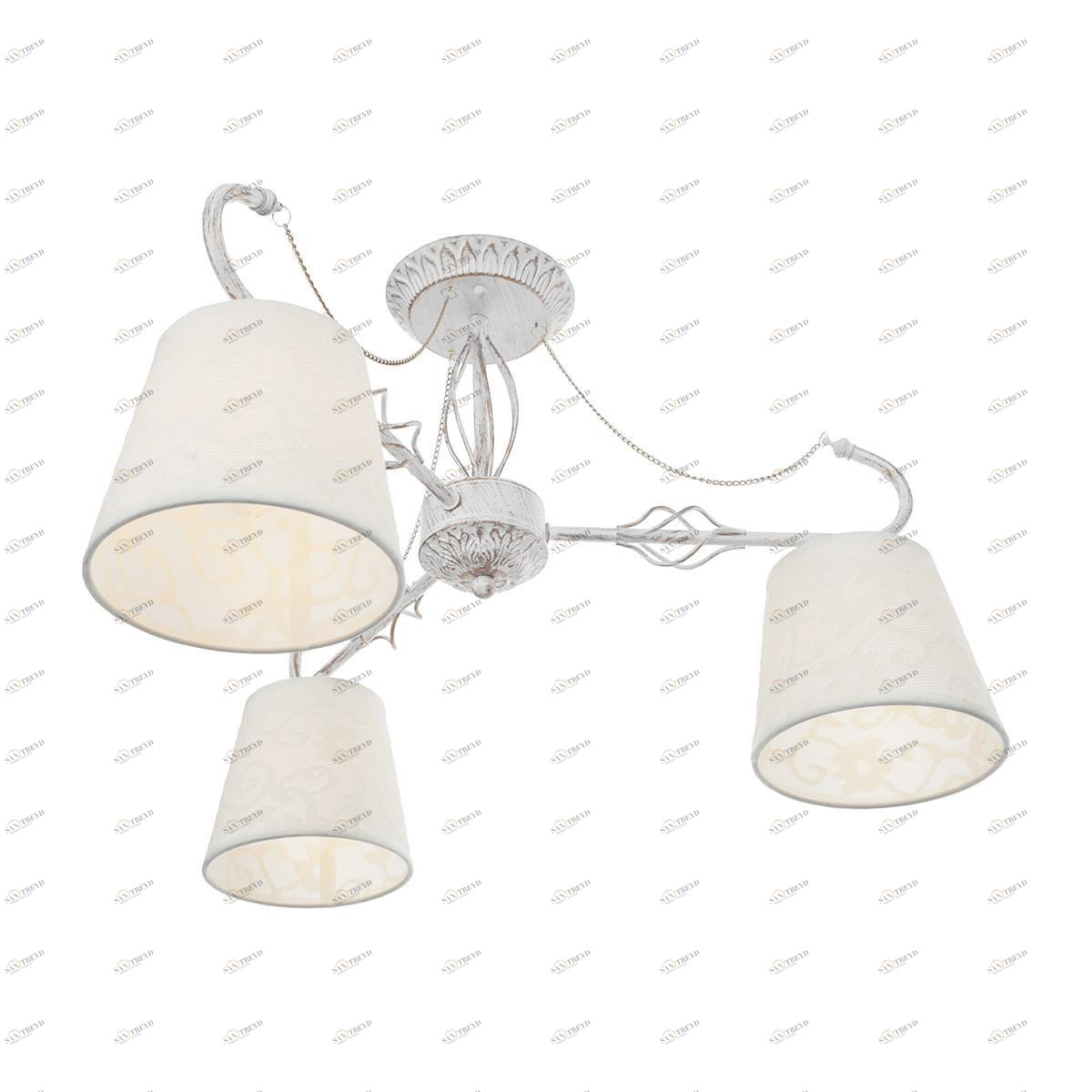 Потолочная люстра IDLamp Vilucchio 556/3PF-Whitepatina IDLAMP VILUCCHIO 184006 Белый 