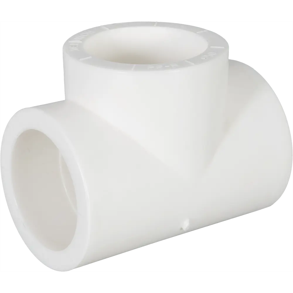 Тройник ПОЛИТЭК 50 мм для систем водоснабжения и отопления 82571546 STLM-0030286