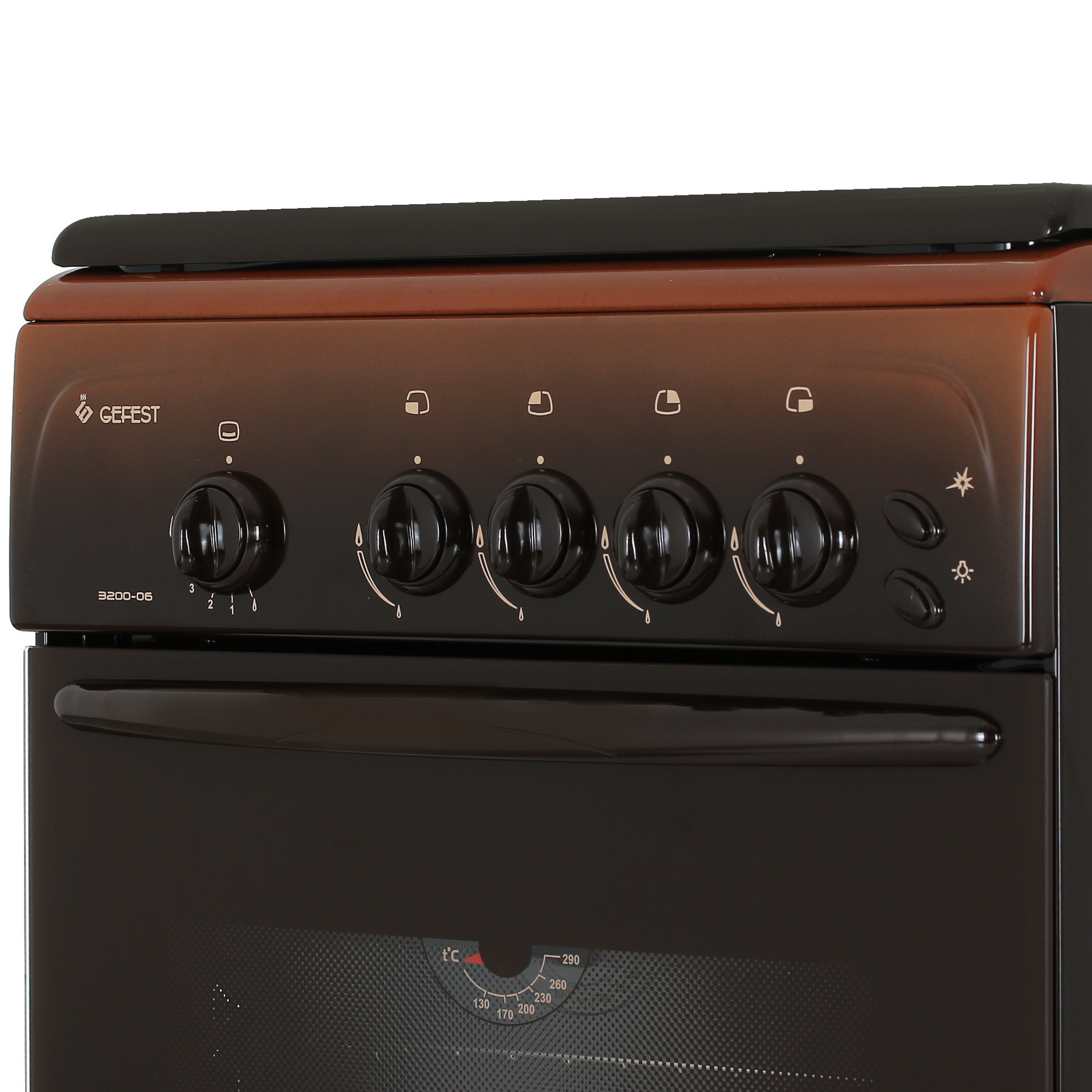 0174739 Газовая плита Gefest 3200-06 К19 коричневый STDN-0092747 - Вид №3