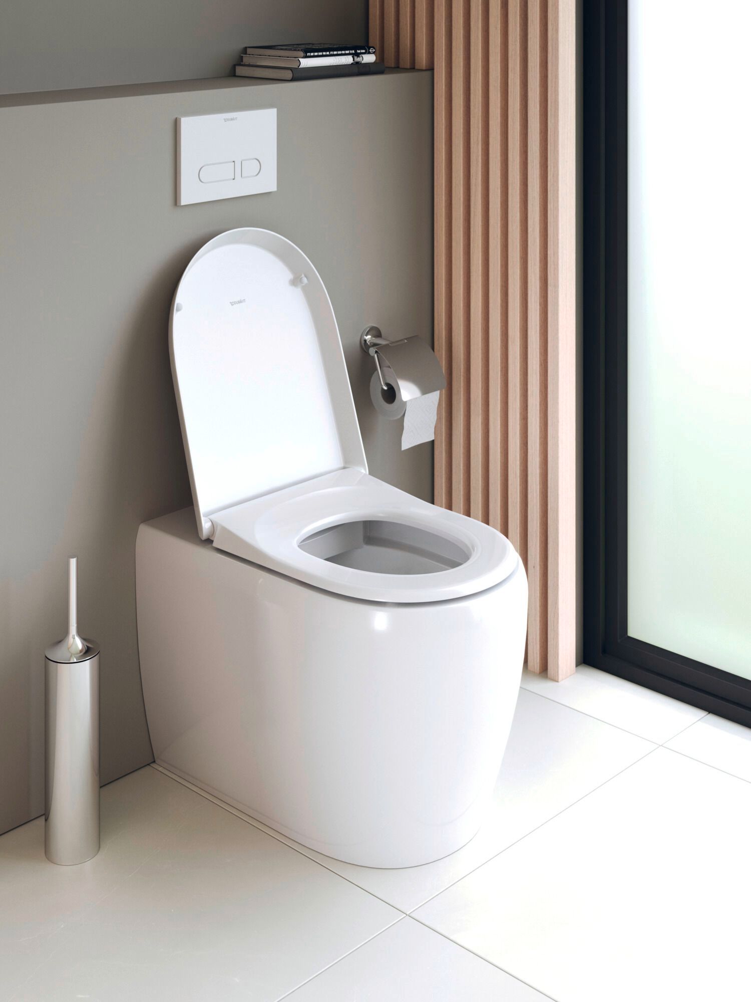 Керамический туалет без пола Duravit Qatego ARCH-00099309 - Вид №6