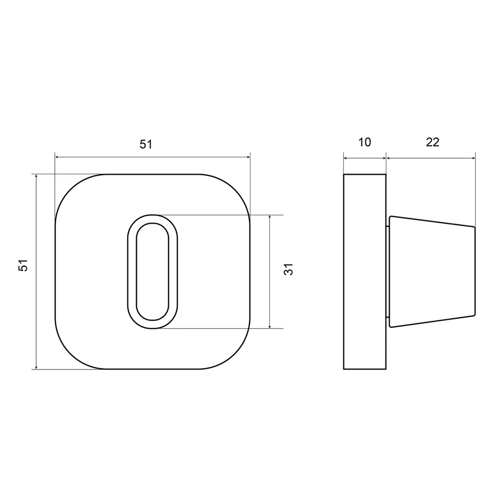 Накладка Palladium U BK GF, ЦАМ, цвет серый STLM-2005731 - Вид №4