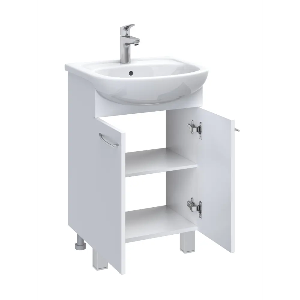 Тумба в ванную Краков 68x60x30 см ЛДСП цвет белый Santreyd STLM-2079999 - Вид №1