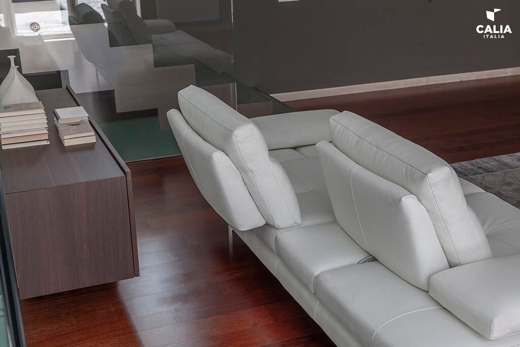 Кожаный угловой диван Calia Italia премиум ARCH-00151139 - Вид №4