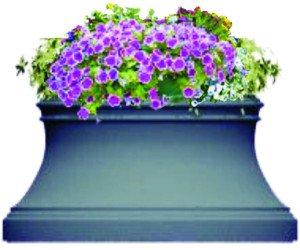 AMO1.01-VO.AM АМПИР основа, цветочница вертикального озеленения с термо-чашами LAB.Space