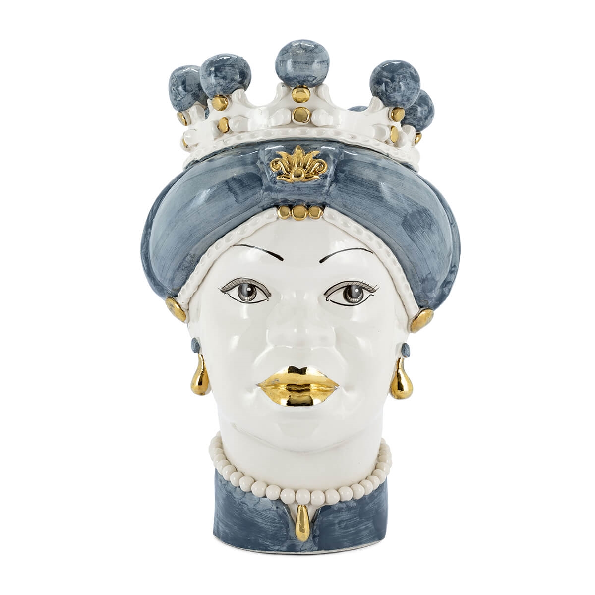 200844-WT ABHIKA ВАЗА MORO LADY MEDIUM NEW WHITE MATT  - Вид №4