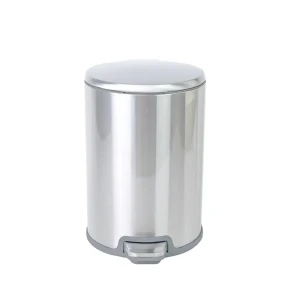 Контейнер для мусора Primanova Gigo M-E49-30-07 12 л металл цвет хром/серый