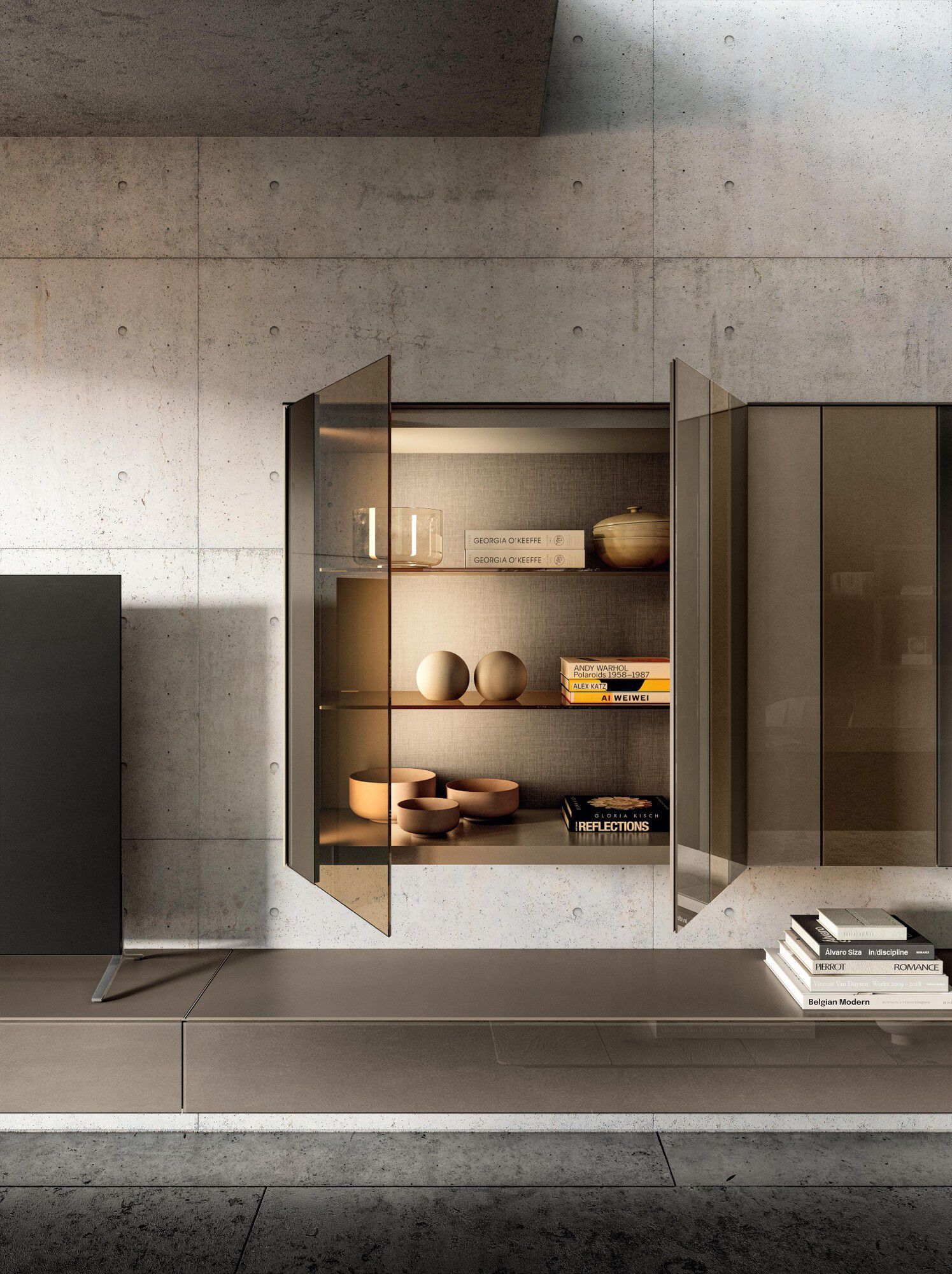 Стеклянная стена с настенным креплением Lago N. O. W ARCH-00075172 - Вид №2