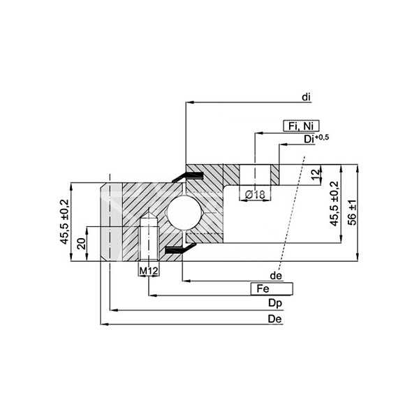 IS1035 ОПУ фланцевая серия EBL.20.0414.200-1STPN ISKRA  - Вид №1