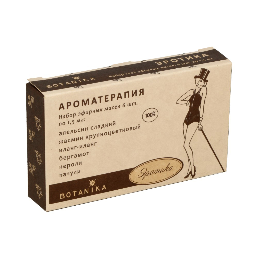 11670 Набор эфирных масел 1.5 мл 6 шт. "Эротика" Botanika 