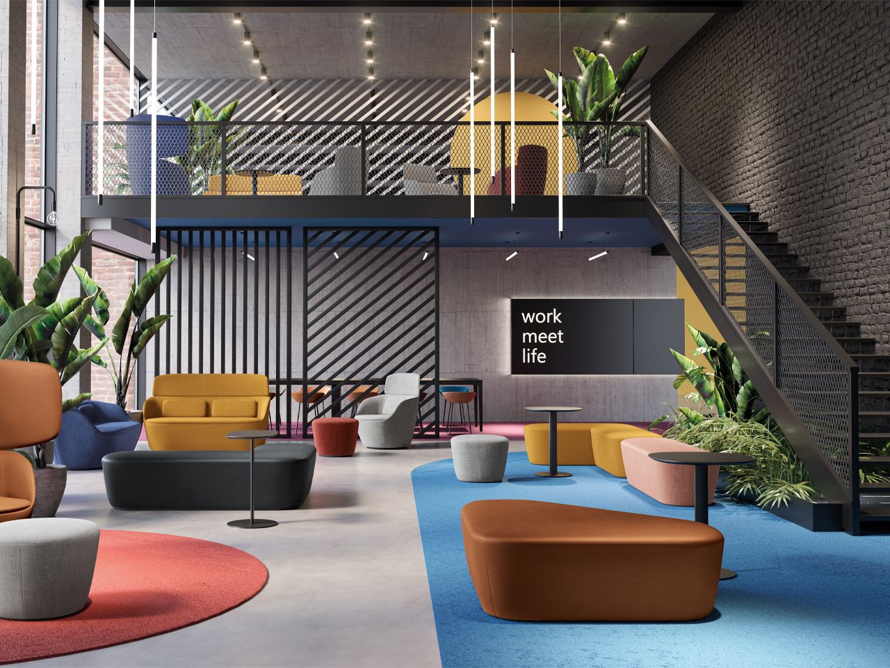 Круглый пуф из ткани FREZZA радар ARCH-00008904 - Вид №1