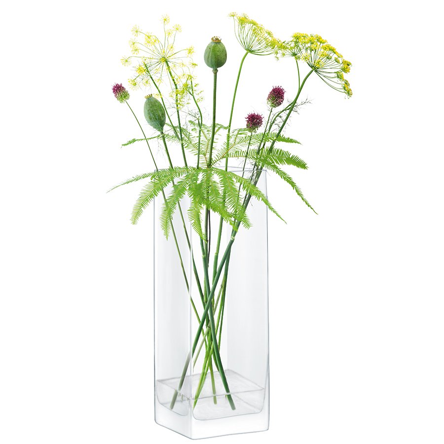 Ваза прямоугольная 60х20х20 см прозрачная Modular LSA INTERNATIONAL ДИЗАЙНЕРСКИЕ 253413 Прозрачный  - Вид №3