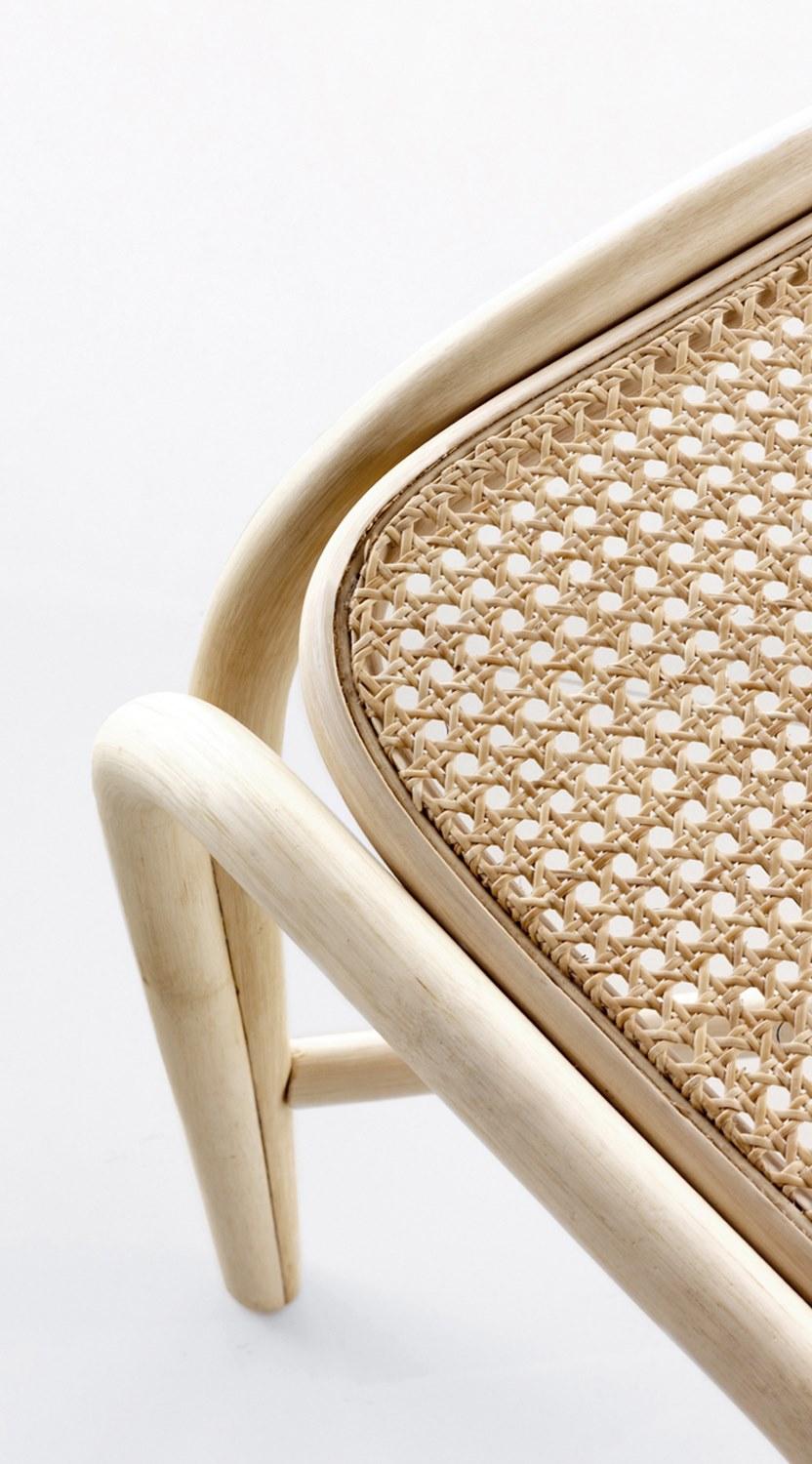 EXPORMIM Низкий стул из ротанга Fontal T017 r - Вид №2