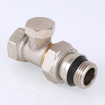 VT.020.NR.04 Клапан настроечный прямой с дополнительным уплотнением Valtec 1/2"  - Вид №1