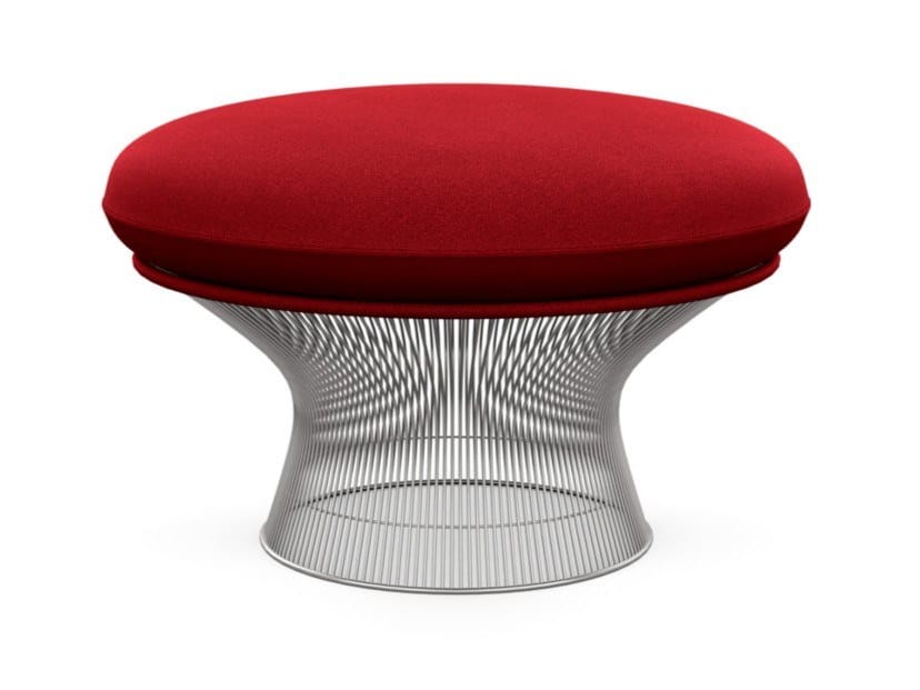 Мягкая подставка для ног из стали и ткани Knoll Platner ARCH-00019661
