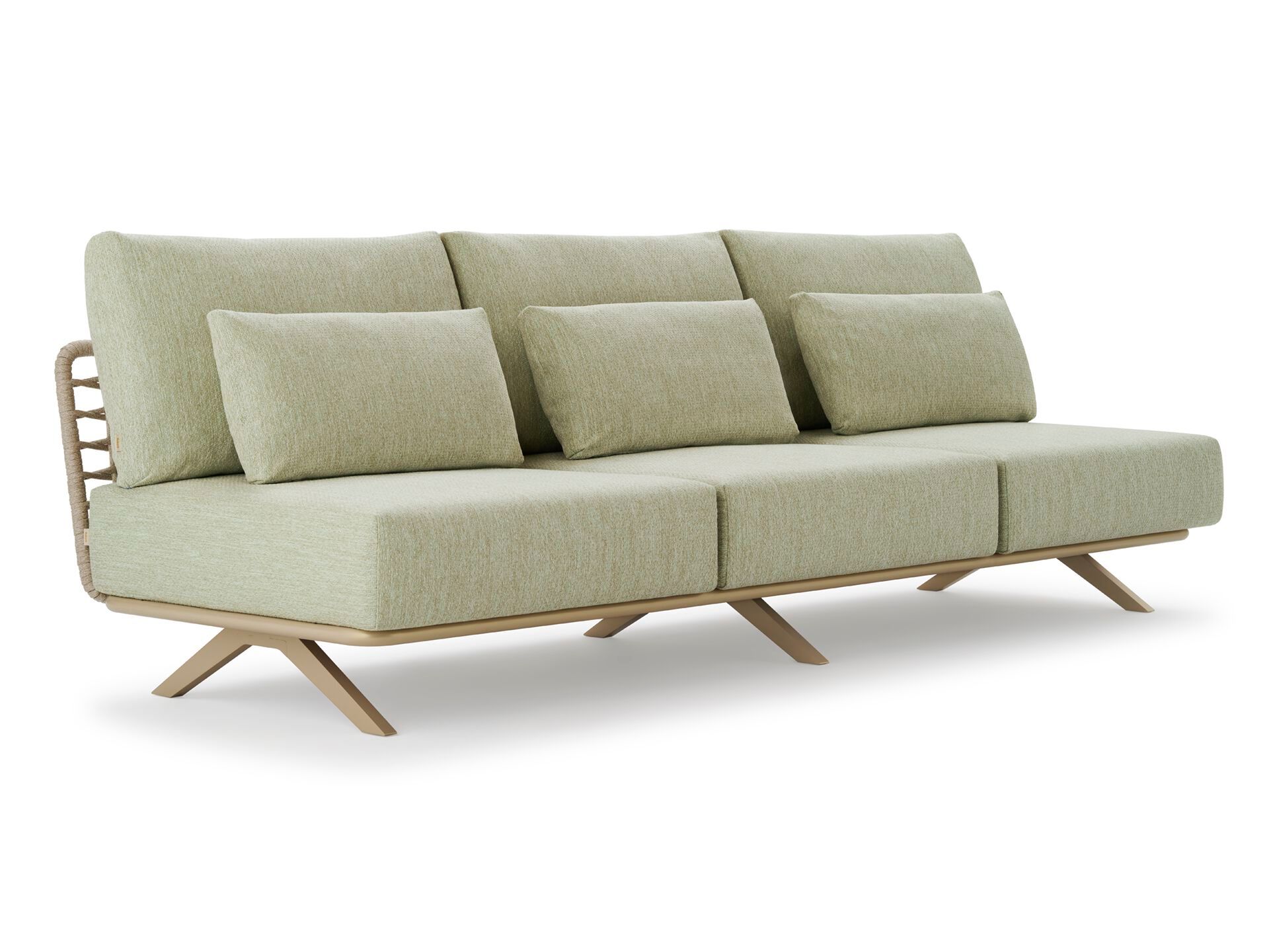 3 местный полиэстер веревка плетеный диван Roberti Armàn ARCH-00130320