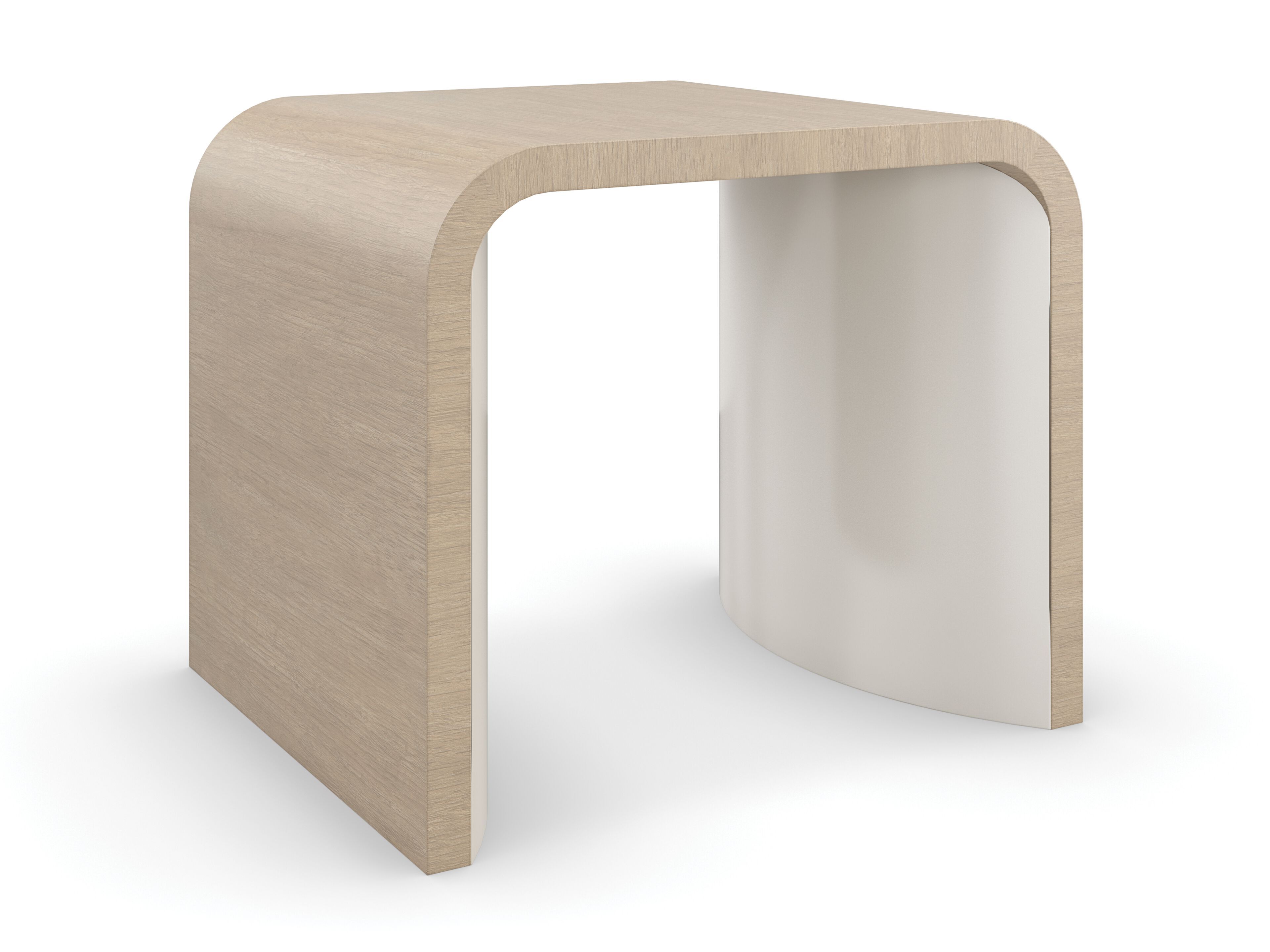 Высокий квадратный журнальный столик из дуба Caracole Movement ARCH-00068012