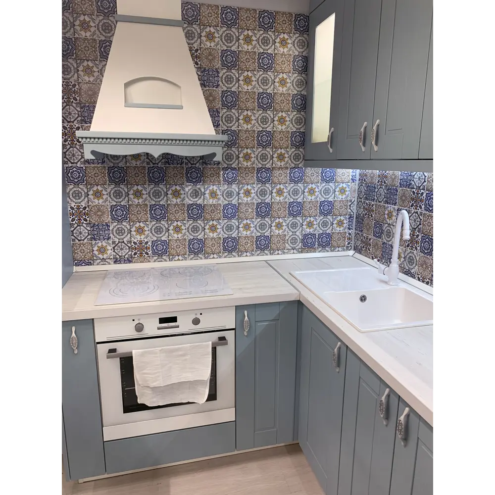 Фасад кухонного шкафа Томари 39.7x102.1см KONSENSA МДФ цвет голубой STLM-2176851 - Вид №8