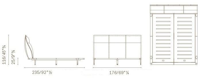 santreyd.com Двуспальная кровать в коже  5615271  - Вид №6